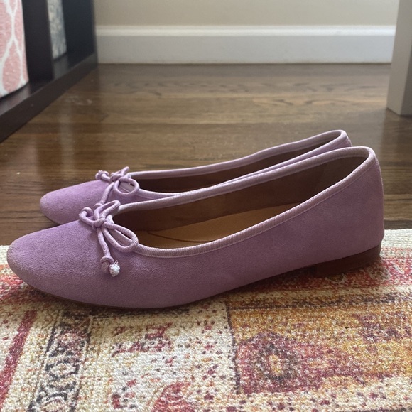Lavender suede ballet slipper, aerosoles x Martha Stewart, worn once - Picture 2 of 3